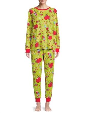 Dr. Seuss Grinch Two Piece Pajama Set